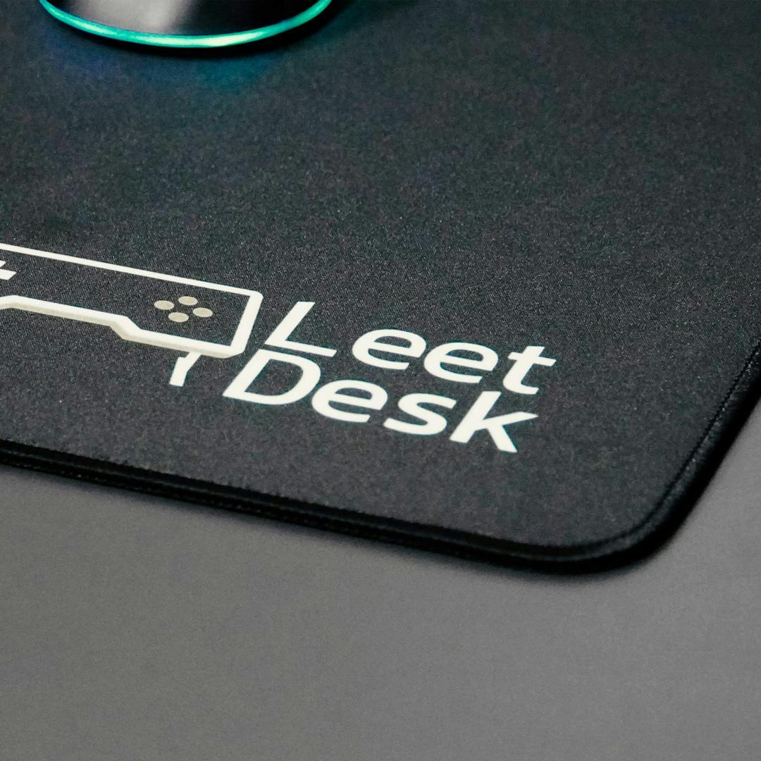 leetdesk gaming mouse pad with high-quality craftsmanship and stitching