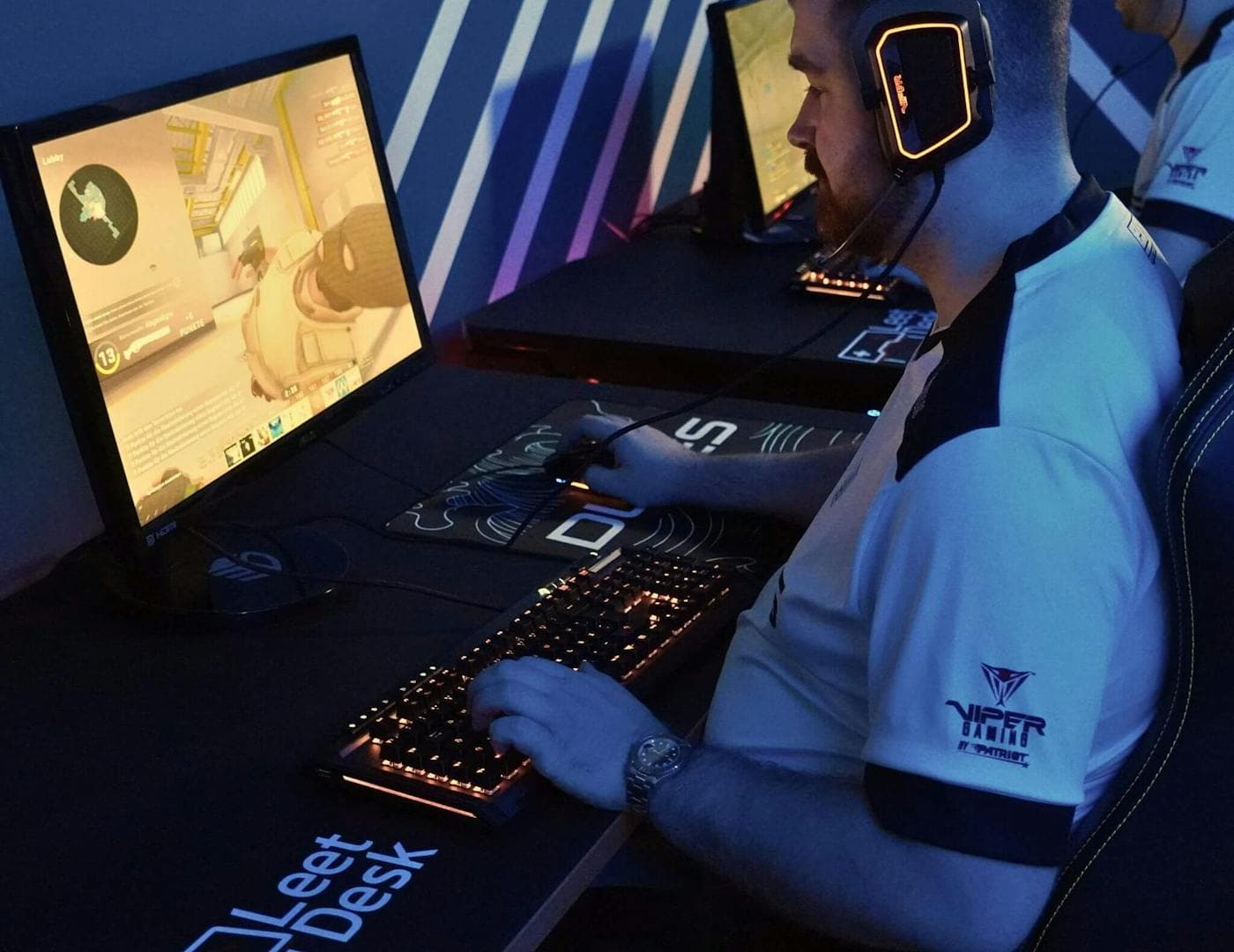 LeetDesk Gaming Mousepads are used by esports players.