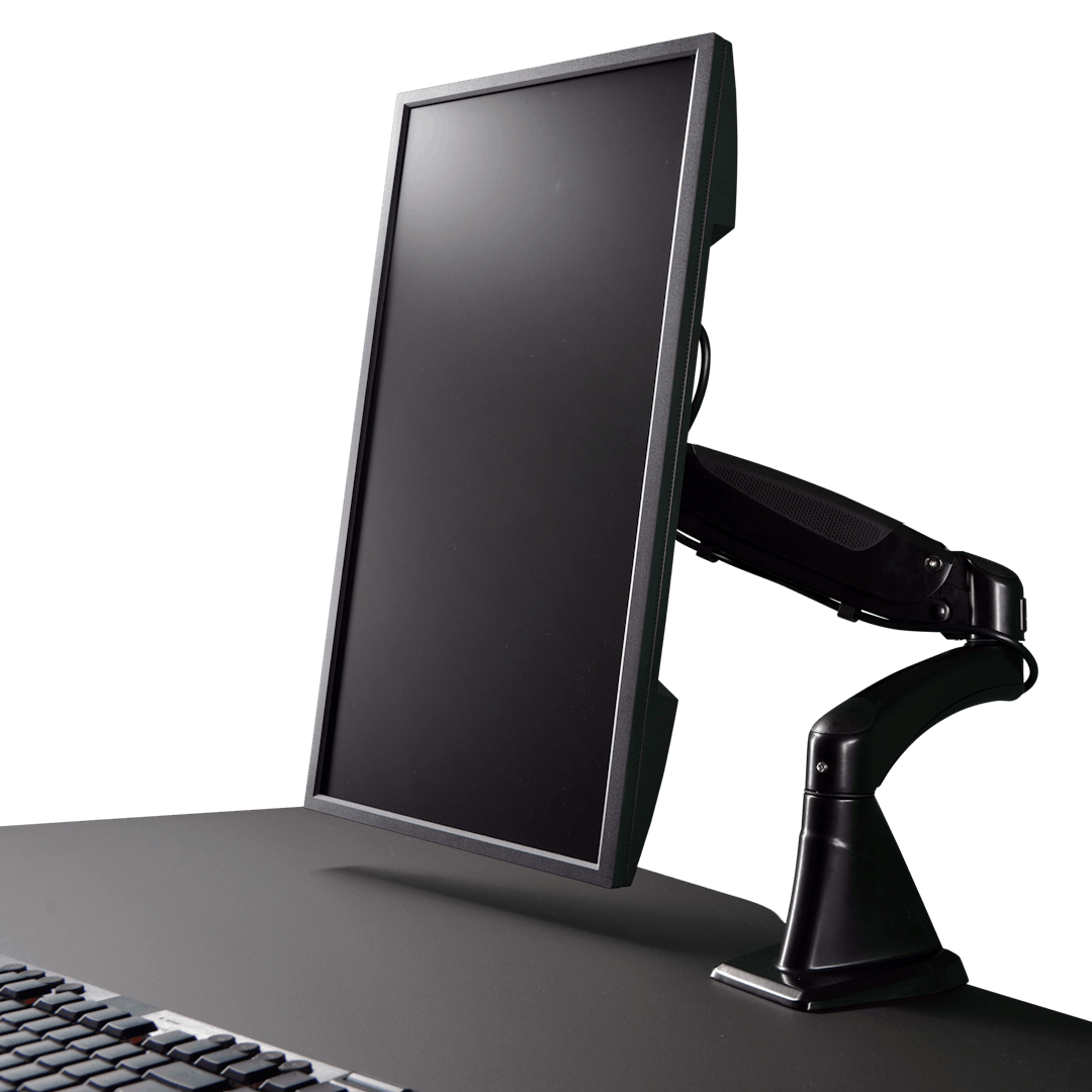 Con il braccio per monitor, puoi rendere la tua scrivania gaming LeetDesk ancora più pratica.