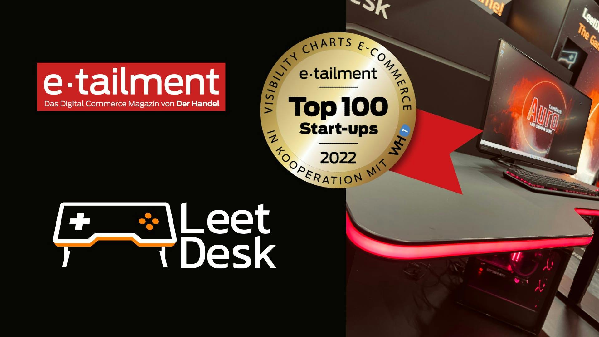 LeetDesk in den Top 100 der deutschen E-Commerce Start-ups
